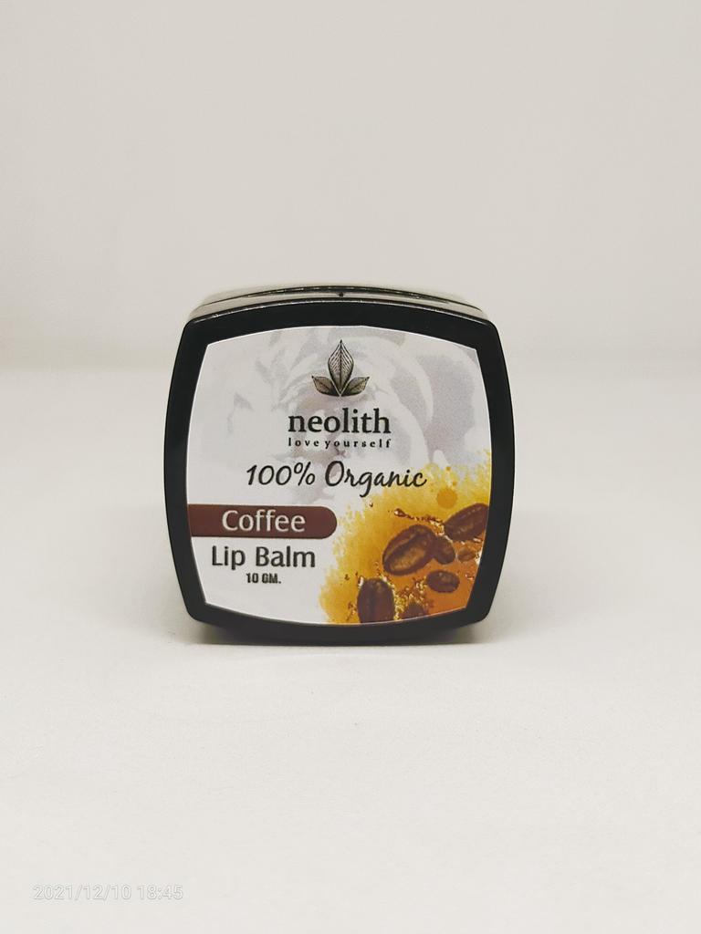 Neolith Coffee Lip Balm || 100% Organic, Paraben, Sulphate and Silicon Free || 10 GM
