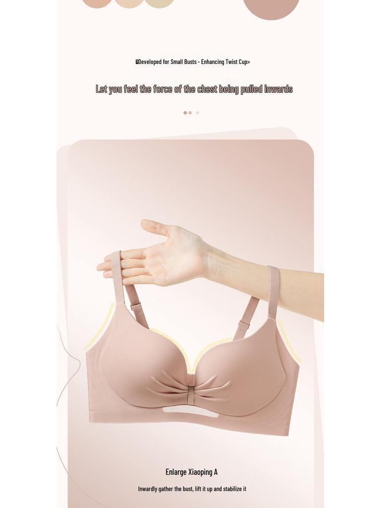 Nahtloser Damen-BH: Vergrößert kleines Dekolleté, Hebt Achselbrüste an, Gegen Erschlaffung, Schönes Rückendesign