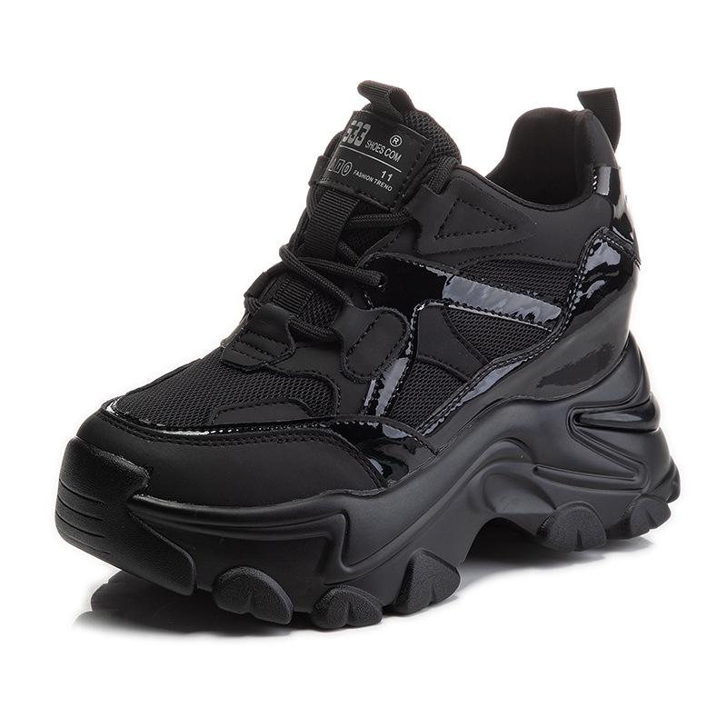 Inner heightening dad shoes autumn and winter new casual sports shoes temperament thick sole small tide