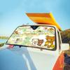 Popular Cute R-Rilakkuma Car Windshield Funny Sun Shade Foldable UV Ray Sun Visor Protector Sunshade For Front Window