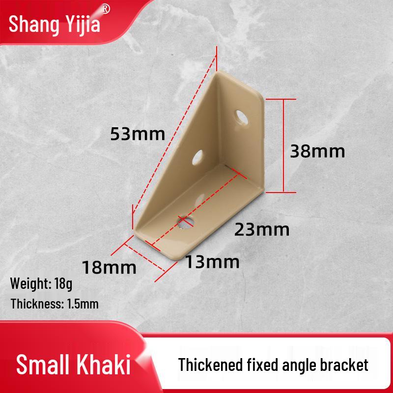 

Усиленный угловой кронштейн 90 градусов для поддержки шкафов и кроватей Excludes screws