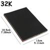 20pcs 16/32K Black Scratch Paper DIY Creative Painting Scraping Paper with Bamboo Stick Colorful Drawing Paper Art Painting Kit