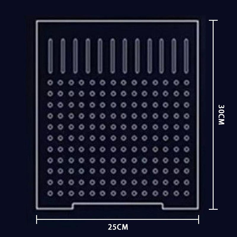 Fish Tank Isolation Board Microporous Transparent Acrylic Fry Partition Aquarium Grid Portable Divider Separation Tank Supplies