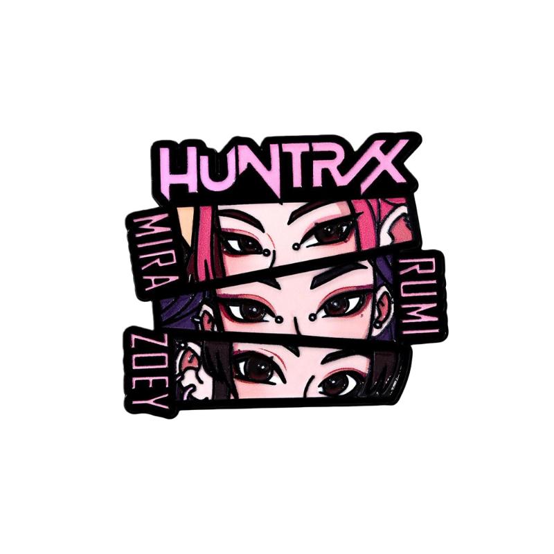 1/4 шт. K-pop брошь «Охотник на демонов» Huntr/X эмалевые значки для женщин мужчин аксессуары для одежды для рюкзака ювелирные изделия подарок для фанатов