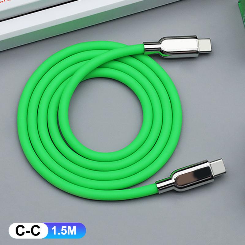 240W Pd3.1 Liquid Silicone Usb C Type-C Fast Charging Cable 15 16 17 S23 S24 S25