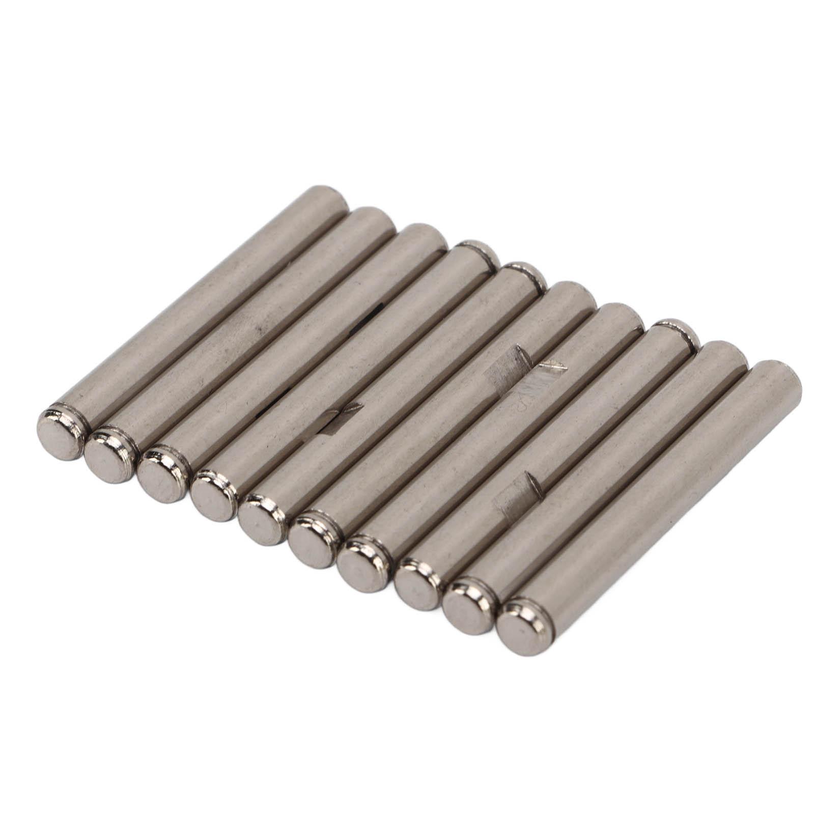 

10Pcs RC Motor Shaft Stainless Steel Bright Smoothing Easy to Install Brushless Motor Shaft for RC Car Aircraft Boat