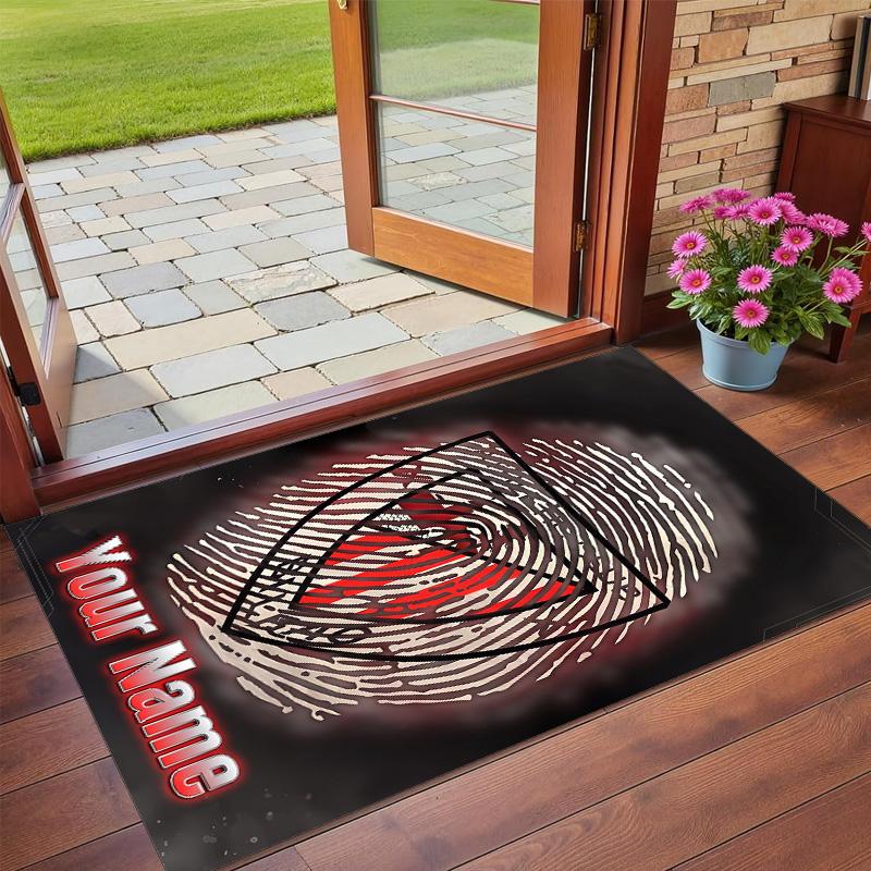 Crystal Velvet Rug Custom Name Text, Soft Non Slip Floor Mat Home DecorAthletic Bilbao FC