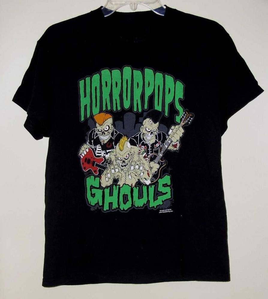 

Horrorpops Band Concert Tour Ghouls Machete Tshirt All S to 5XL UR438 Unisex T-Shirt XXXL
