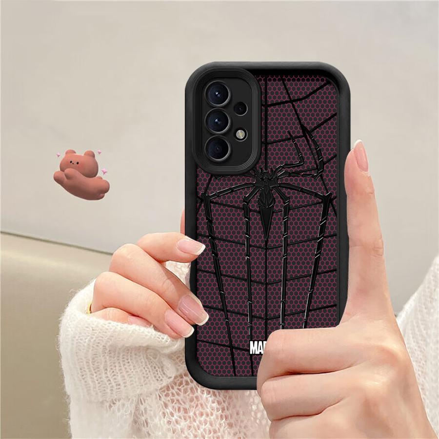 HOT Marvel Spider Man Pavučina Měkký kryt na telefon pro Samsung Galaxy A16 A24 A13 A32 A56 A26 A22 A33 A23 A12 A34 A36 A14