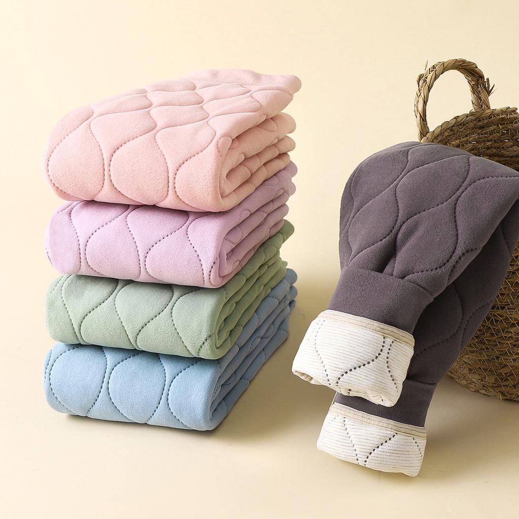 Barn Höst Vinter Varma Byxor Flickor Pojkar Innerfoder Varma Byxor Studenter Tonåring Vadderade Tjocka Byxor