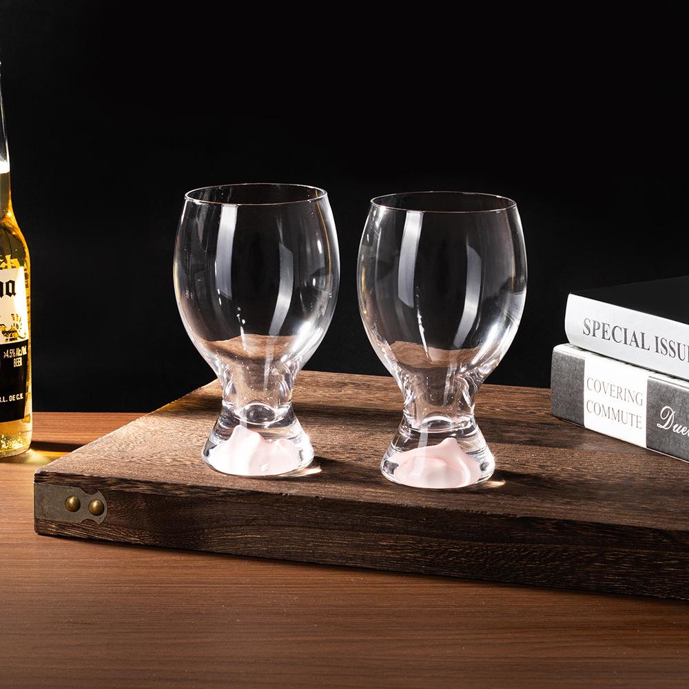 Creative Luxury Lead-Free Crystal Beer Mug Set - High-End Craft Glasses for Home and Entertaining