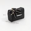 1PC Car Tissue Box, Bow Leather, Car Seat Back Hanging Type, Women's Toilet Paper Box, Multifunctional Armrest Box, Tissue Box