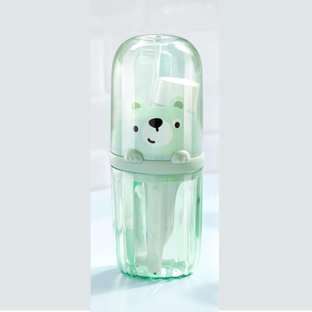 Detachable Handle Toothpaste Storage Box Multifunction Toothbrush Stand Toothbrush Holder Daily зелёный