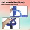 Glowing Foam Aircraft 15M Launcher Catapult Glider Aircraft Gun Toy Children's Outdoor Game Bubble Model Shooting Flying Roundab