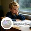 Klar Glitrende Frugt Klemmelegetøj Angstlindring Snefnug Paljetter Frugt Stressbold Langsomt Stigende Strækbart Frugt Sanse Fidget Legetøj Festgaver