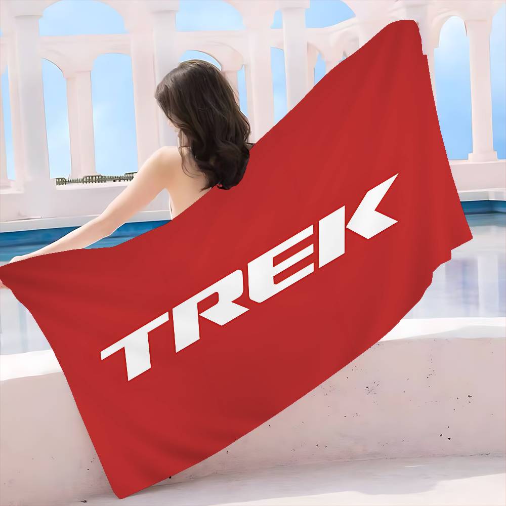 T-TrekS LOGO Microfiber Blanket Quick Drying Beach Towels Oversized Printing Super Absorbent Pool Towel Blanket