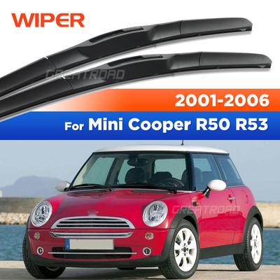 For Mini Cooper R50 R53 2001-2006 2002 2003 2004 2005 Wiper Front Wiper Blades Windshield Windscreen Window Brush 19"+18"