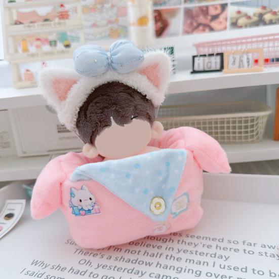 Doll Decoration Gift Box & Headband Set for 17cm Doll Accessories Stylish Cute Girl Doll Decoration Kit