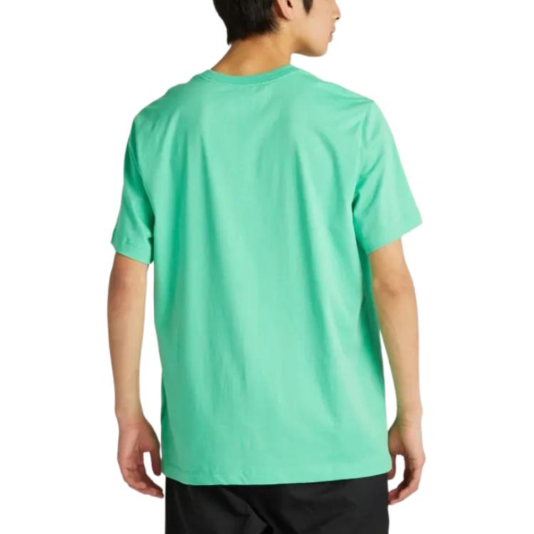 Nike Tricou Bumbac Pur Gât Rotund Imprimat Swoosh Bărbați Topuri Verde DX1986-363