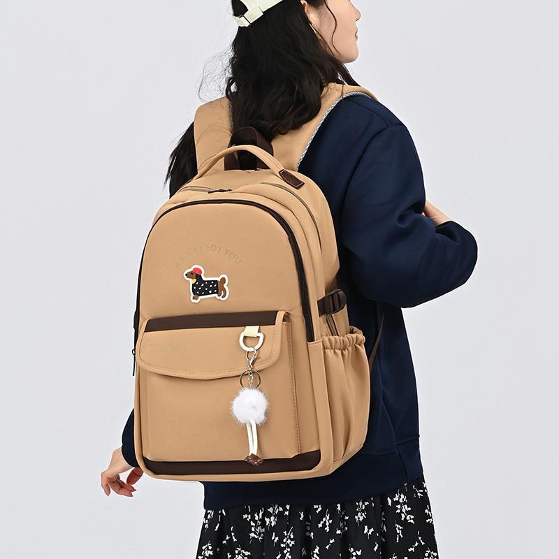 Schultasche für Mädchen, Mittelstufe, Grundschüler, 11 neue Nische, hochwertiger Doppel-Schultergurt, große Kapazität, Rückenschutz