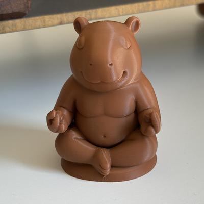 Pummelige Meditierende Frosch Zen Frosch Figuren Wasserschwein Statue Spirituelle Tierskulptur Heim- Bürodeko Ein Perfektes Geschenk