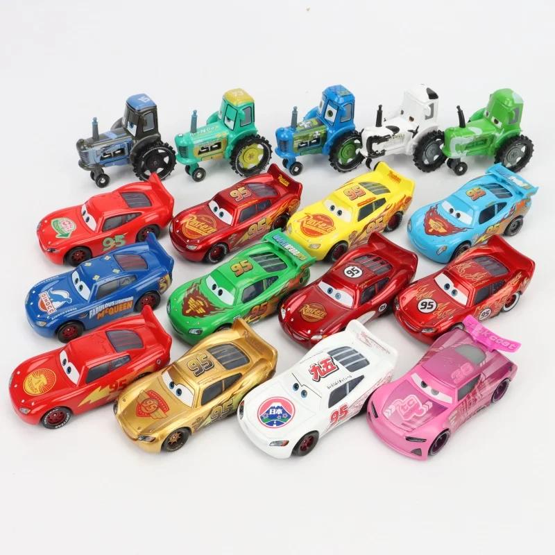 24 stijlen Lightning McQueen Disney Pixar Cars Speelgoed 1:55 Metalen Diecast Auto Kinder Speelgoedauto Kerstcadeau