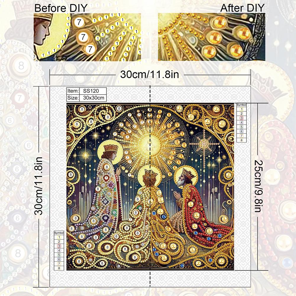 5D DIY Partial Special Shaped Drill Diamond Painting Kit Pilgrimage Decoration