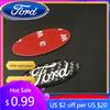 Bilklistermärke 2026 För Ford Epoxi Kolfiber Bilrattklistermärke för Ford Edge Escape Fiesta Transit Ranger Fusion Focus 2 3 Mo