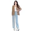2026 Autumn Korean Street Style Loose Coffee Suit Jacket for Women
