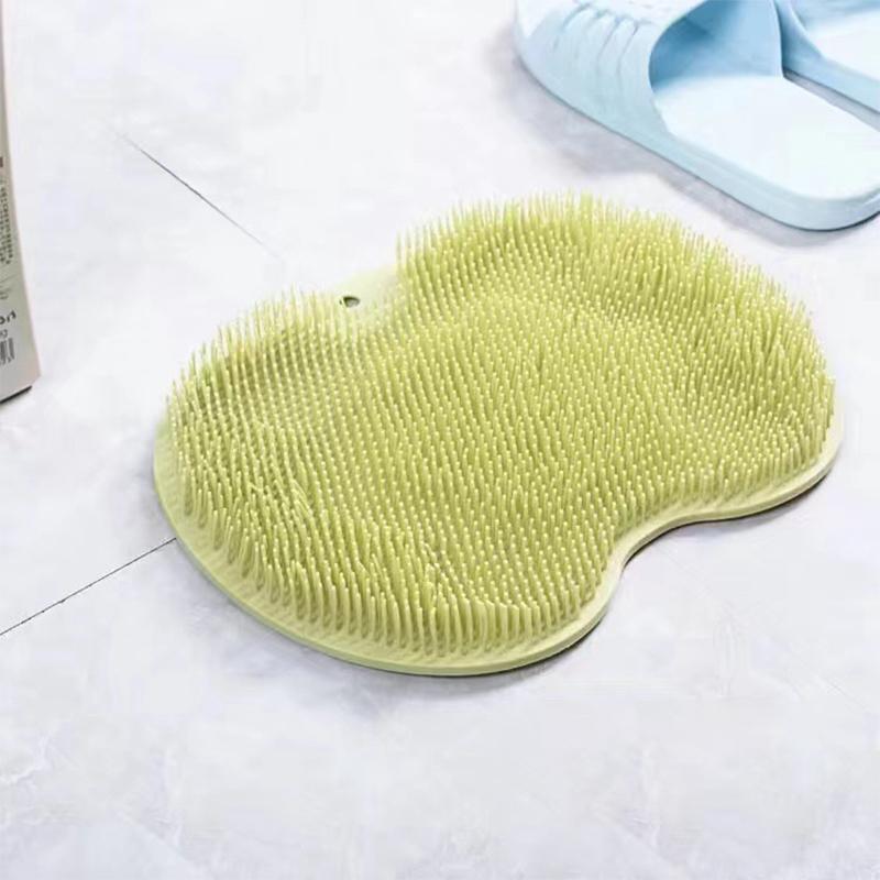 Foot Washing Brush Silicone Bath Foot Massage Pad Mat Shower Massage Bathroom Non-slip Bath Mat Anti Skid Pad for Foot Wash