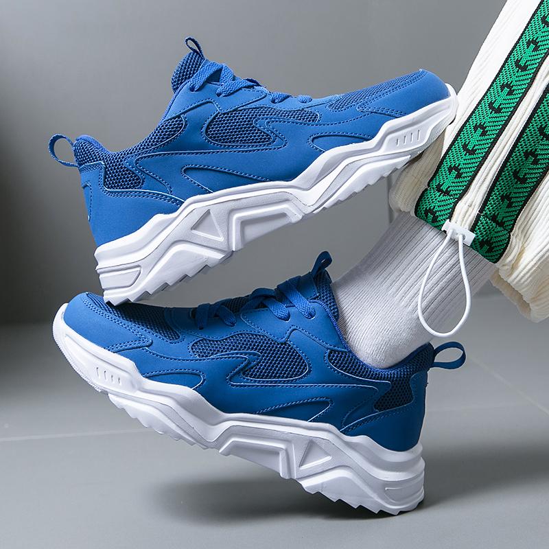2024 Mode für Herren Neue atmungsaktive Mesh-Schuhe Schnürschuhe Freizeitschuhe Sportschuhe 4 Farben