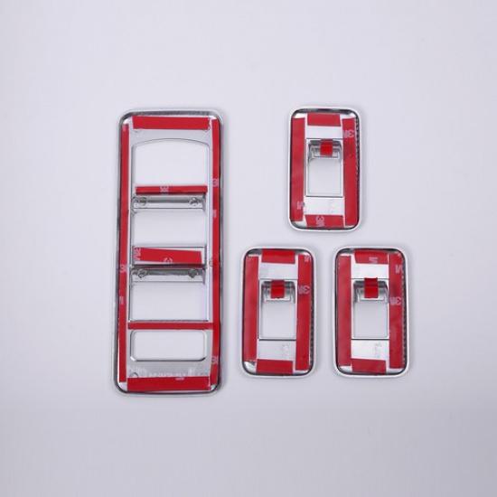 For Land Rover Range Sport 2014-2017 Silver Window lift panel switch cover trim