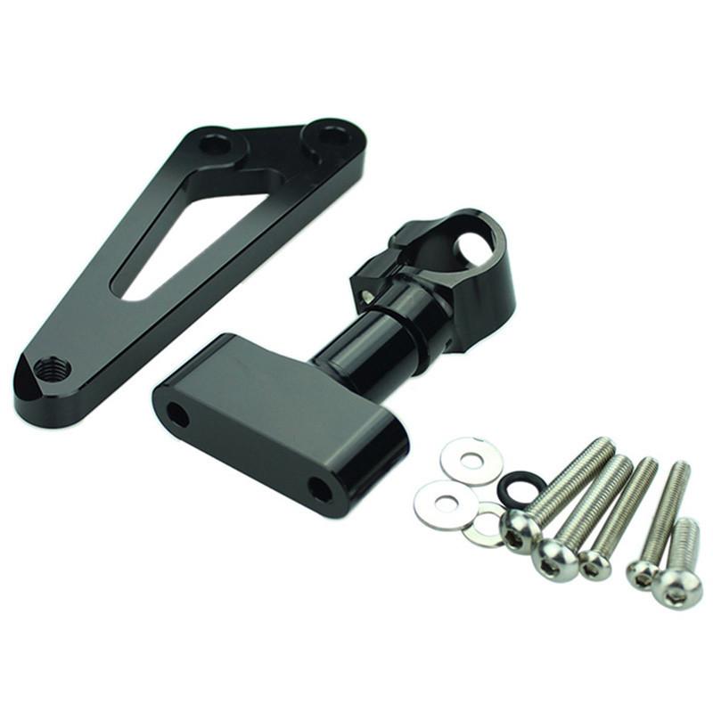 Fiber Carbon Steering Damper Stabilizer Motorcycle For Honda CB600F HORNET CB 600 F 2007-2016 Dampers Mount Bracket Support Kit