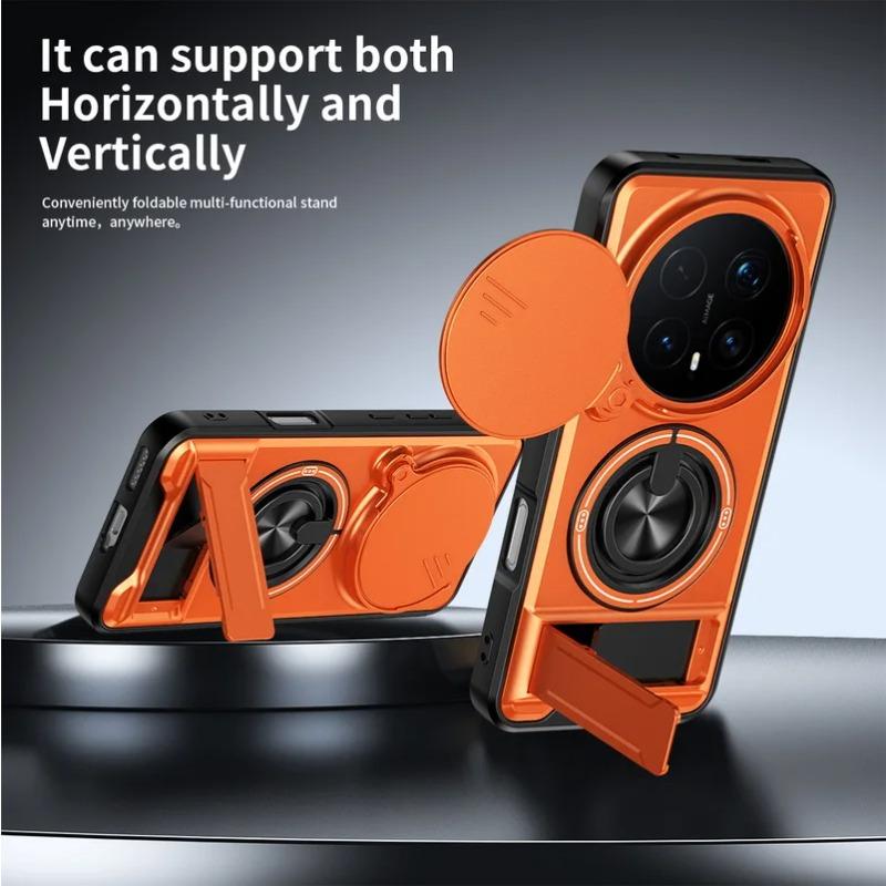 2 in 1 Ring Grip Magnetic Case for Honor Magic 8 Pro 7 6 Lite X9d X9c X9b X8 X8c X7b X7c X6c Car Mount Holder Shockproof Cover