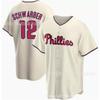 Philadelphia Phillies Baseball Jersey Adult Unisex Cotton Embroidered Team Sports Fan Apparel Fall