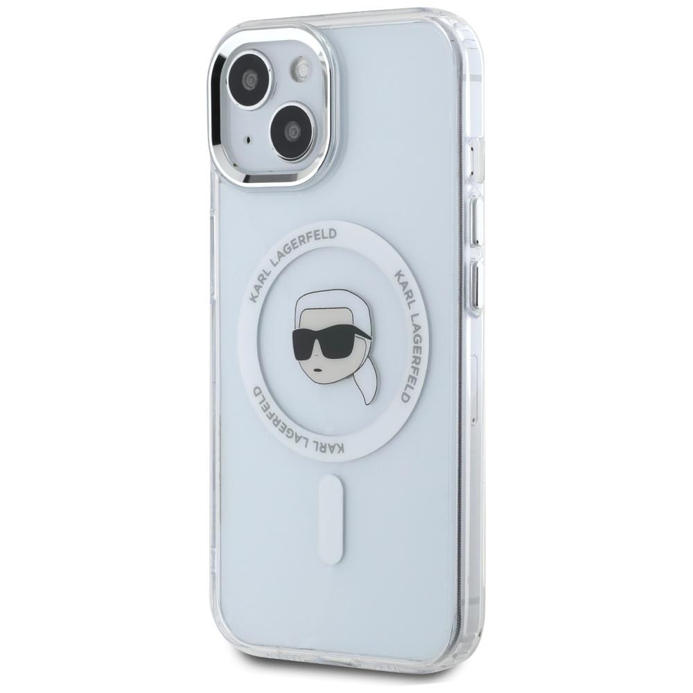 Etui do iPhone 15 Karl Lagerfeld MagSafe Białe