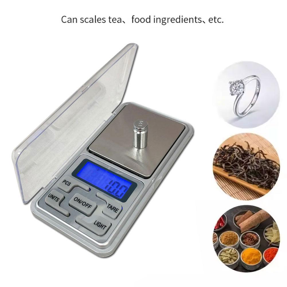 High Precision Mini Pocket Scale 500g/0.01g, Portable Digital Jewelry Scale, Accurate Small LCD Weighing Device for Easy Carry