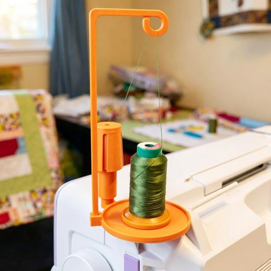 Garnrollenhalter für Nähmaschine Stickgarnständer Nähgarnrollenständer Reduziert Verwicklungen und Wicklungen für Stickerei Quilten Basteln