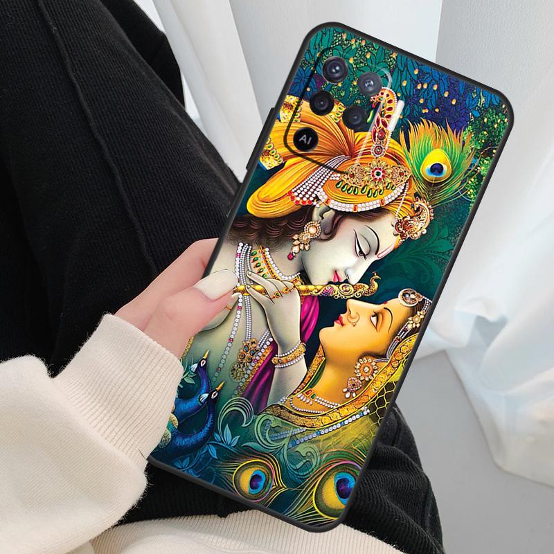 Indian God Lord Krishna Case For Oppo A18 A38 A58 A78 A98 A80 A60 A40 A96 A76 A16 A94 A74 A54 A15 A17 A57 A77 A5 Pro