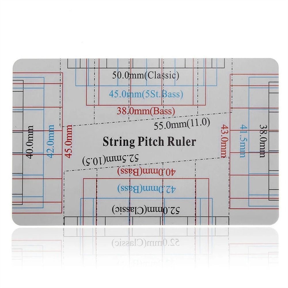 Measurement Guitar Ruler Guitar Strings Action Gauge Ruler String Pitch Ruler  Classical Guitar