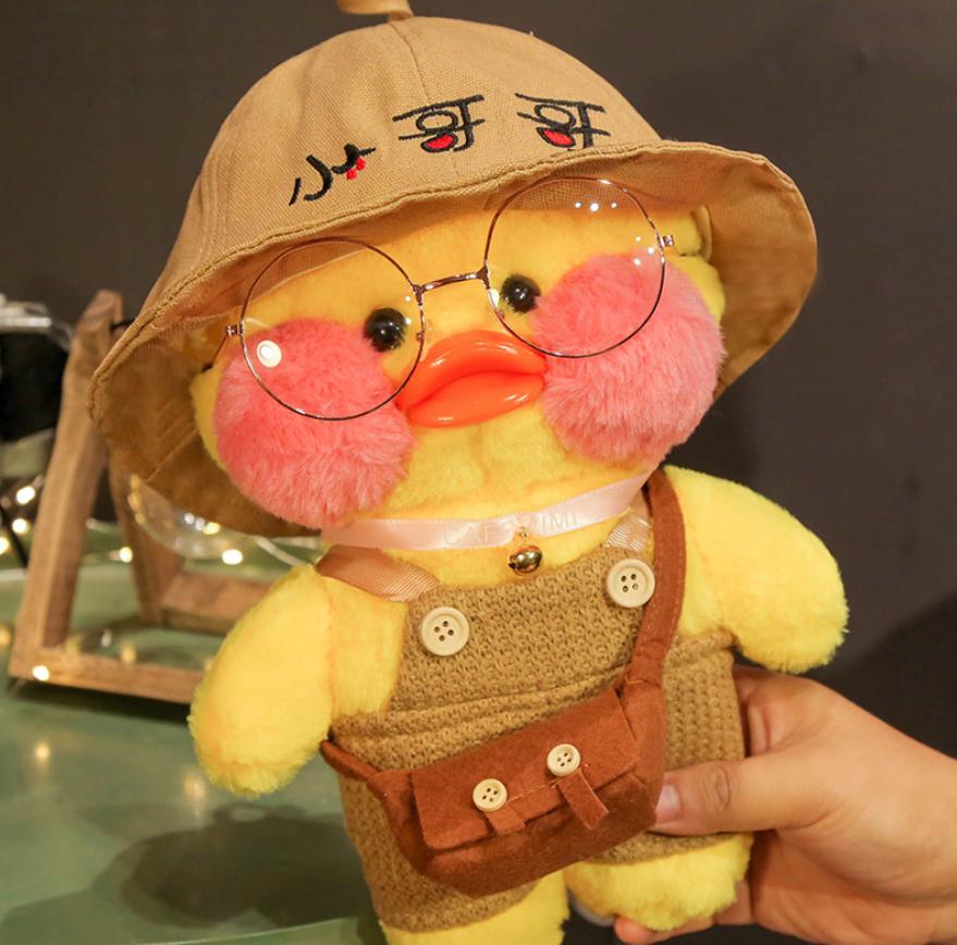 30cm Cute Lalafanfan Stuffed Soft Doll Plush Toy Kawaii Aminal Toys Girl Dressing Wearing Clothes Birthday Gifts