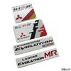 Car Emblem Aluminum Alloy Auto Fender Trunk Badge Stickers For Mitsubishi Ralliart ASX Eclipse Galant Mirage Montero L200 EVO MA8