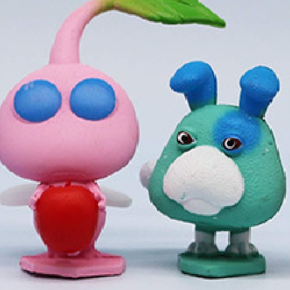 Entzückende Pikmin Cartoonfigur Spielperipherie Pvc-Material Für Ausstellung Und Geschenke