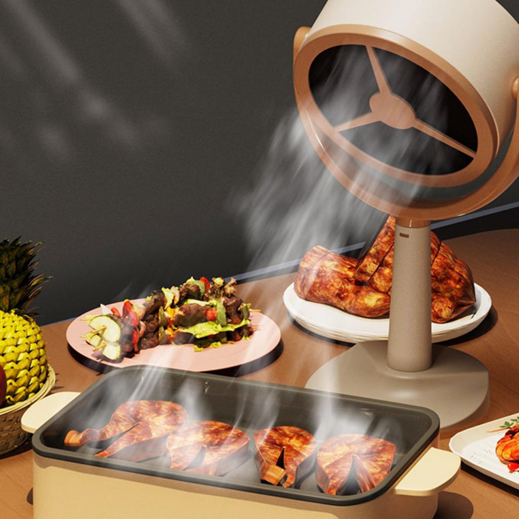 Stolní odsavač par Snadné použití Úspora místa Přenosný Mini Stolní Odsavač par pro Domácnost