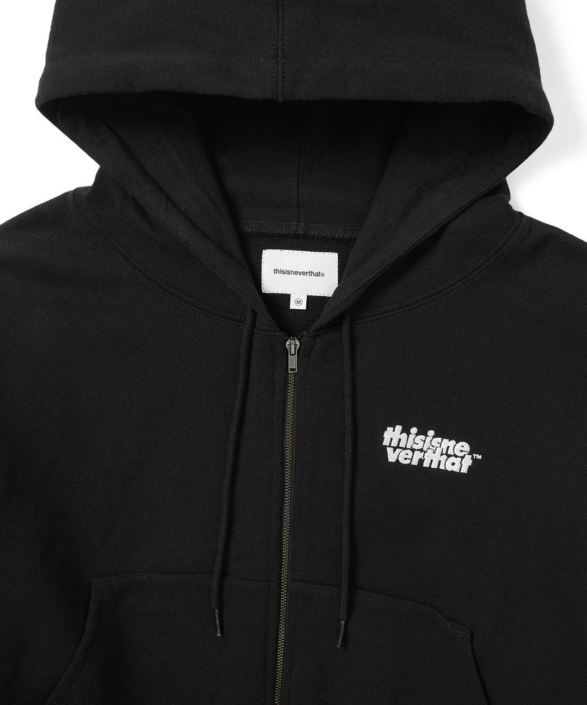 Thisisneverthat Ol-Logo W Zip Up Hoodie Black