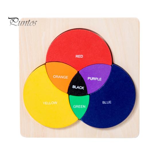 

Деревянный пазл с цветами, большой размер, смешивающий основные цвета, обучающая доска, печать букв, познавательное исследование, раннее развитие, развивающая игрушка для малышей цвет старого дерева