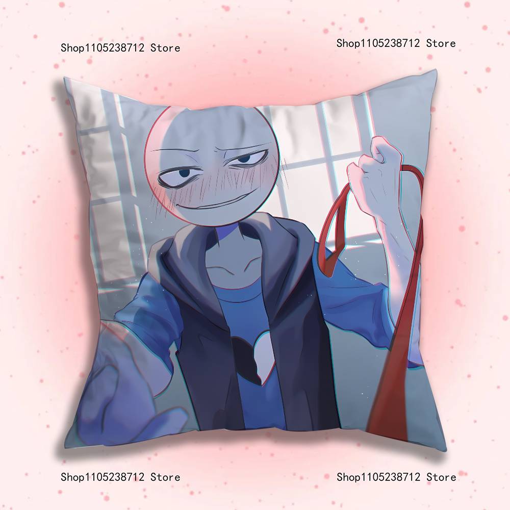 Peter Y-Your B-Boyfriend Pillow Covers Cartoon Sofa Decorative Home Double-sided Printing Short Plush Cute Cushion Cover