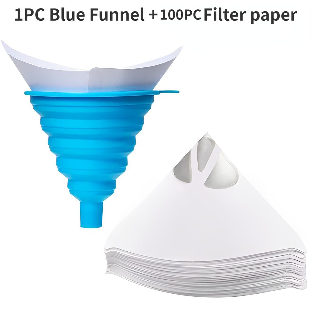50/100Pcs Car Paint Spray Mesh Paper Filter Paint Paper Purifying Straining  Mesh Disposable Paper Conical Funnels Filter Tools
