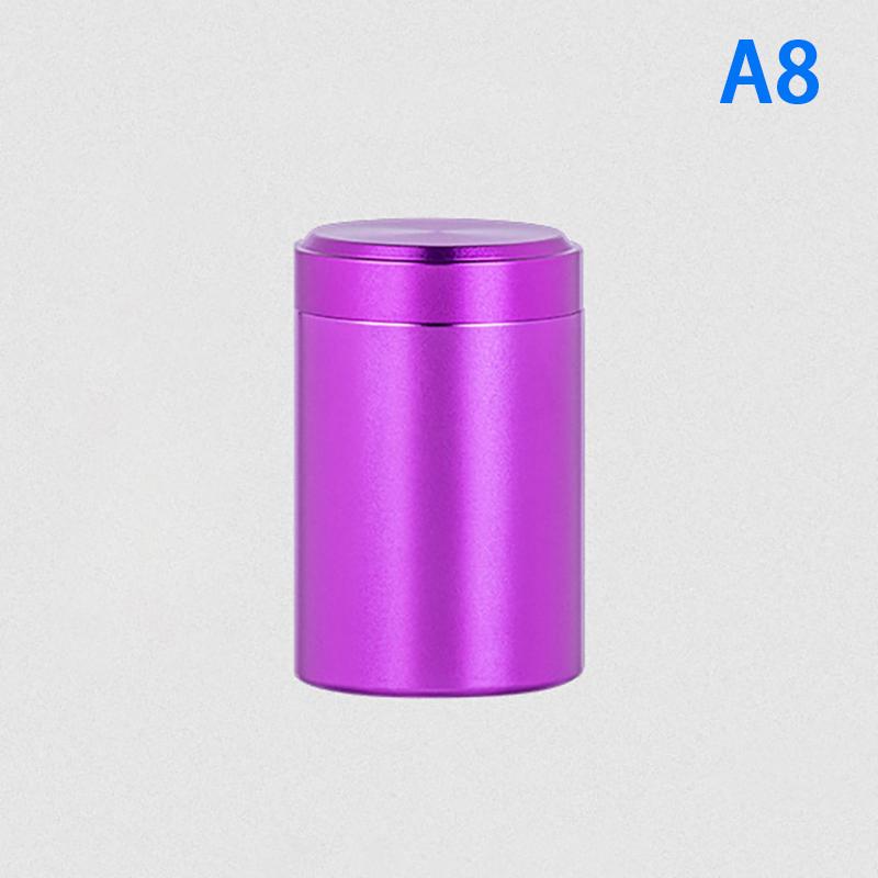 Aluminum Storage Jar Portable Seal Tea Canisters Mini Tea Storage Containers Tea Coffee Tin For Candy Chocolate Sugar Spices