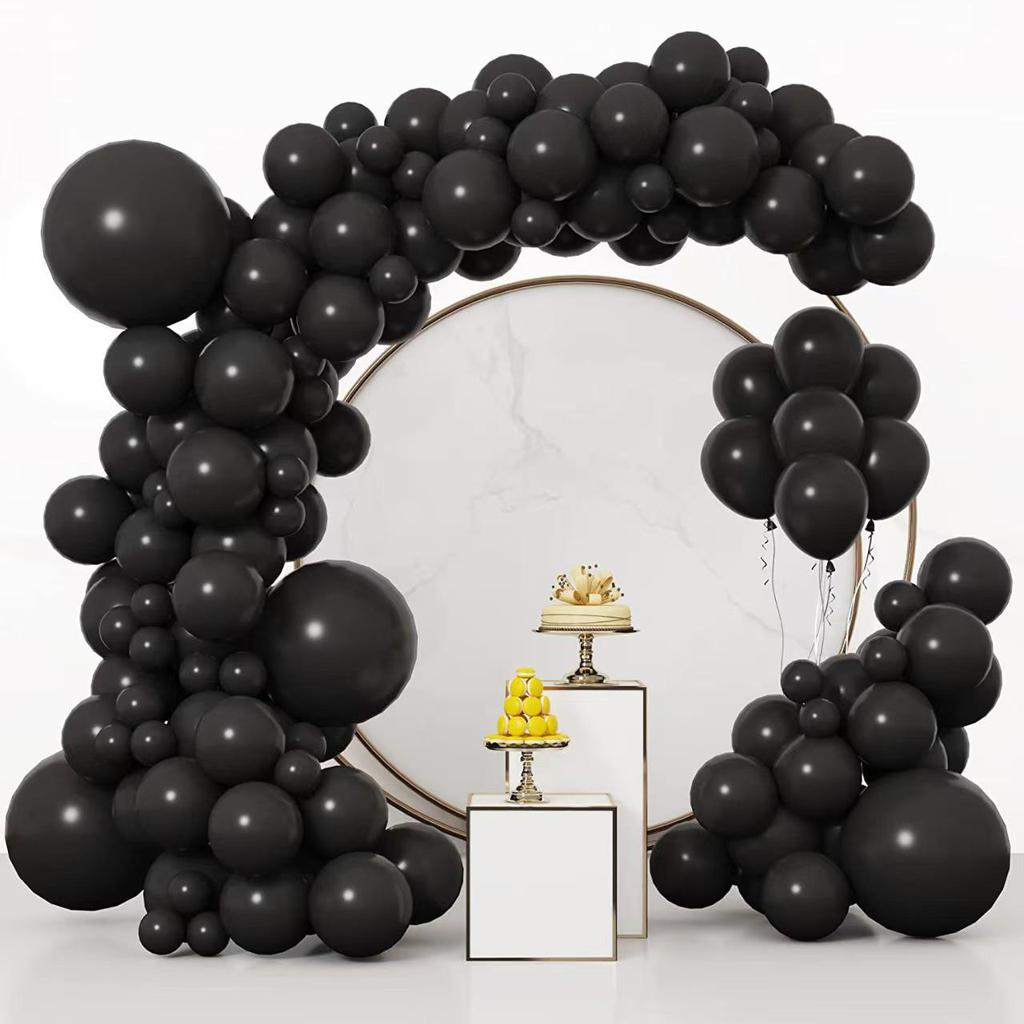 Conjunto de Balões Macarons Matte e Metálicos para Decorações de Festa de Aniversário Multicena